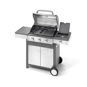 Ompagrill Indianapolis 4/B – Barbecue a Gas 3 Fuochi con Fornello Laterale