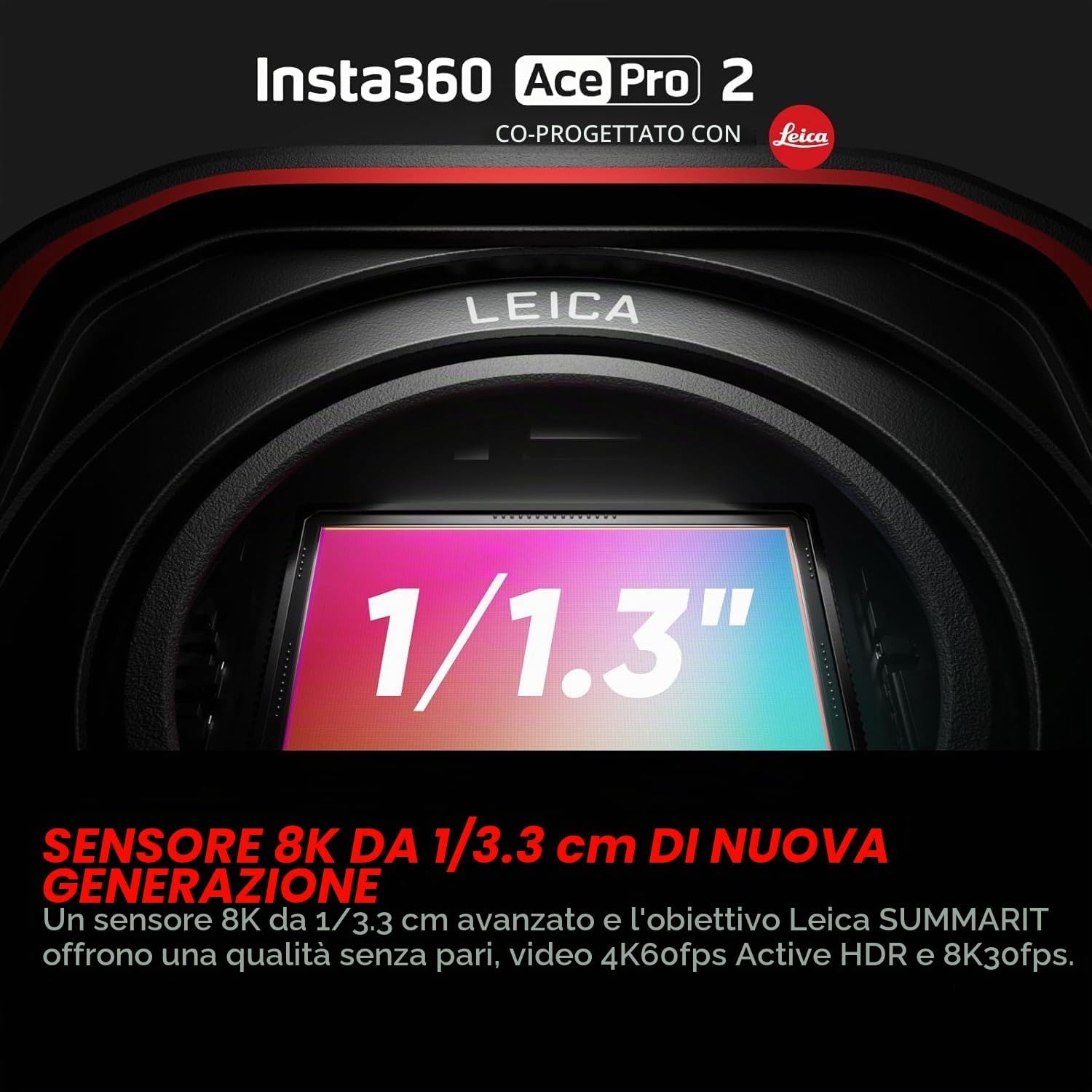 Insta360 ACE PRO2 DUAL BATTERY BUNDLE - GARANZIA UFFICIALE ITALIA 2 ANNI