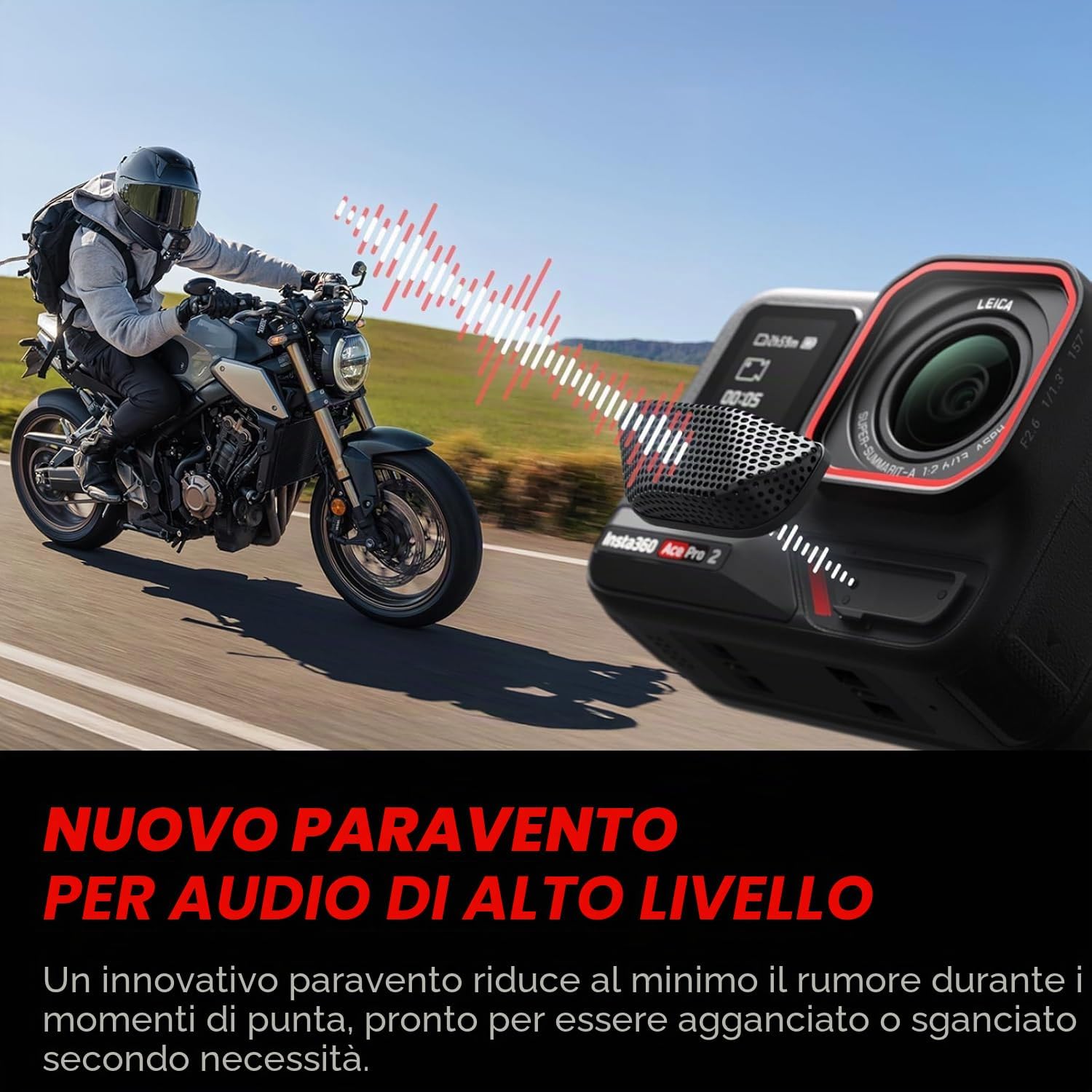 Insta360 ACE PRO2 DUAL BATTERY BUNDLE - GARANZIA UFFICIALE ITALIA 2 ANNI