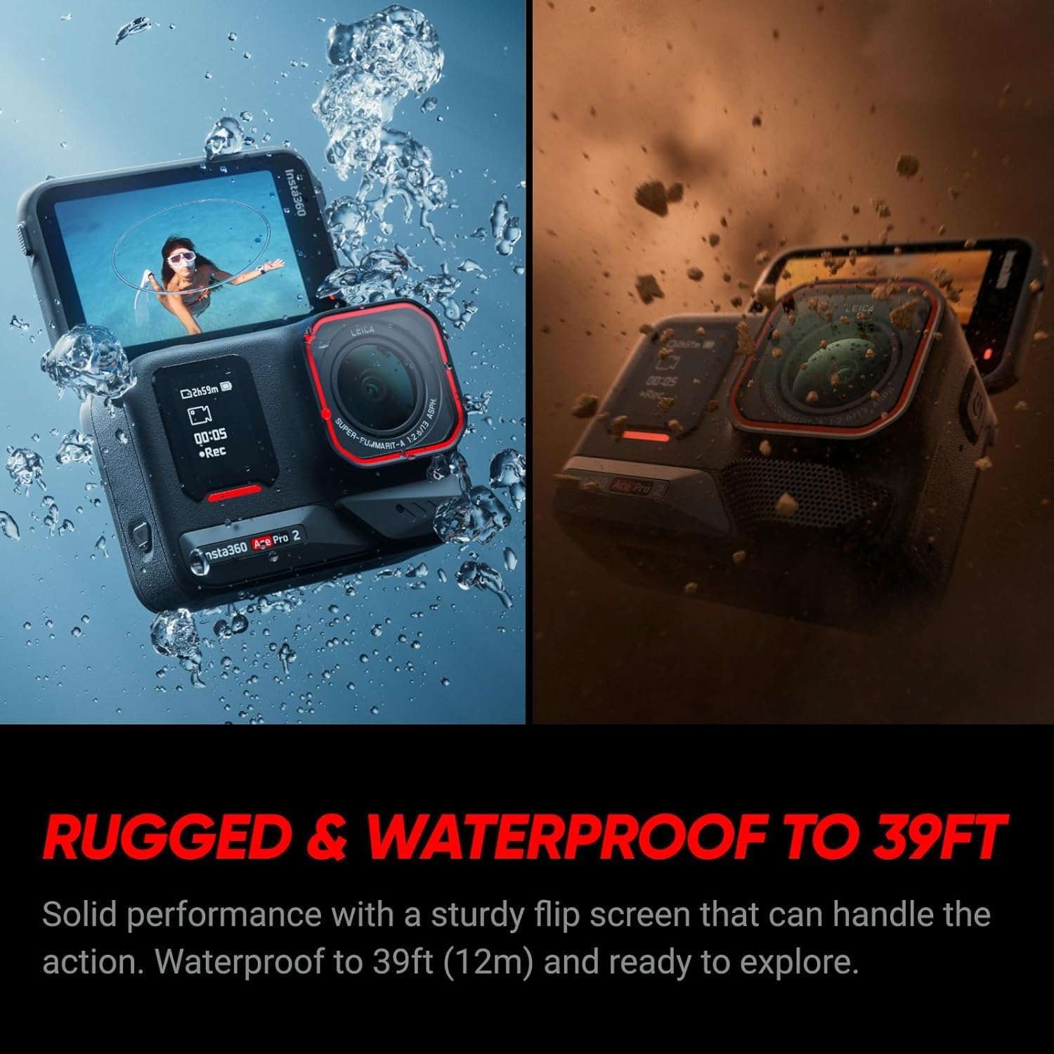 Insta360 ACE PRO2 DUAL BATTERY BUNDLE - GARANZIA UFFICIALE ITALIA 2 ANNI
