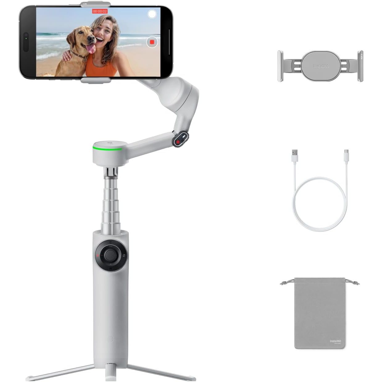 Insta360 FLOW 2 PRO STANDARD - GARANZIA UFFICIALE ITALIA 2 ANNI