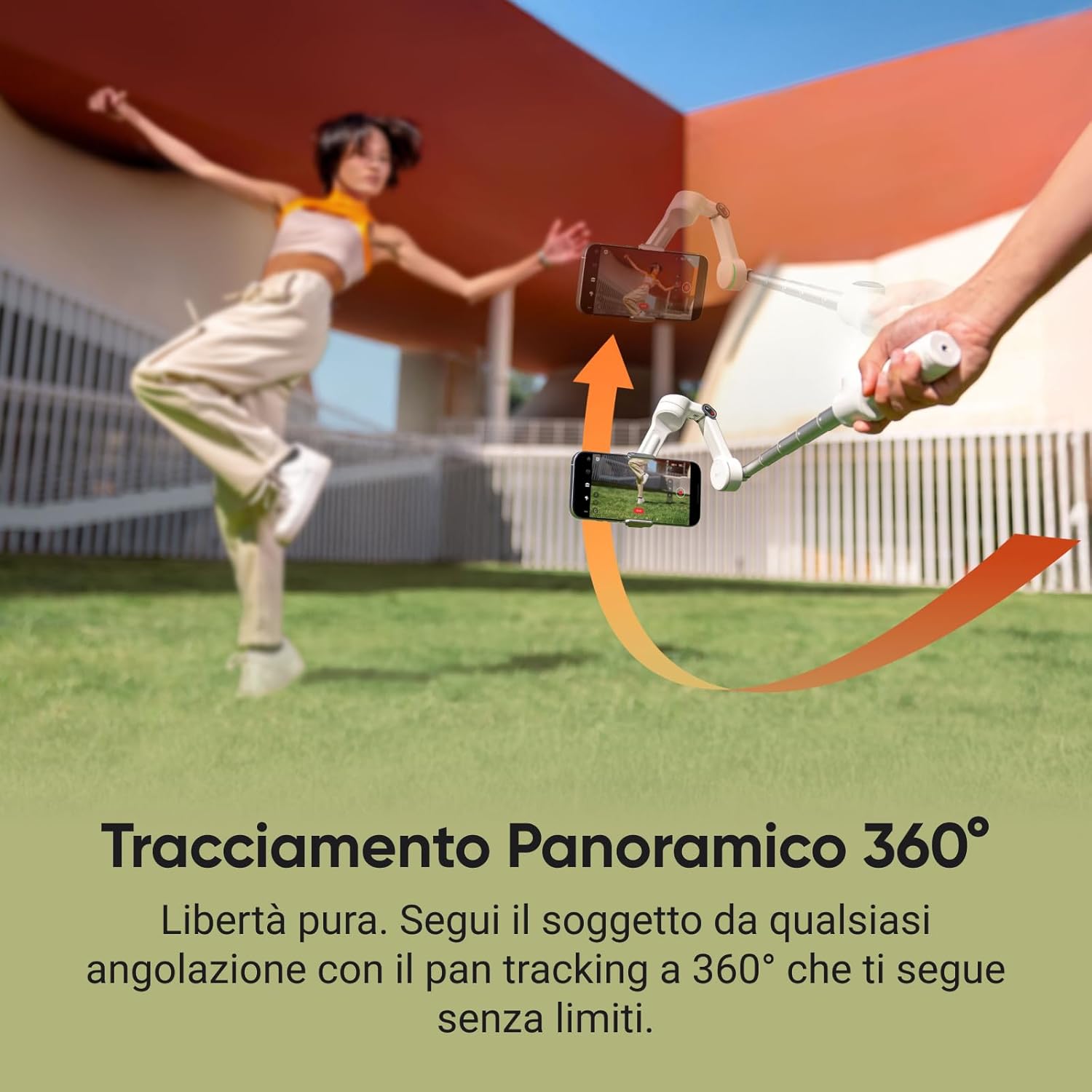 Insta360 FLOW 2 PRO STANDARD - GARANZIA UFFICIALE ITALIA 2 ANNI