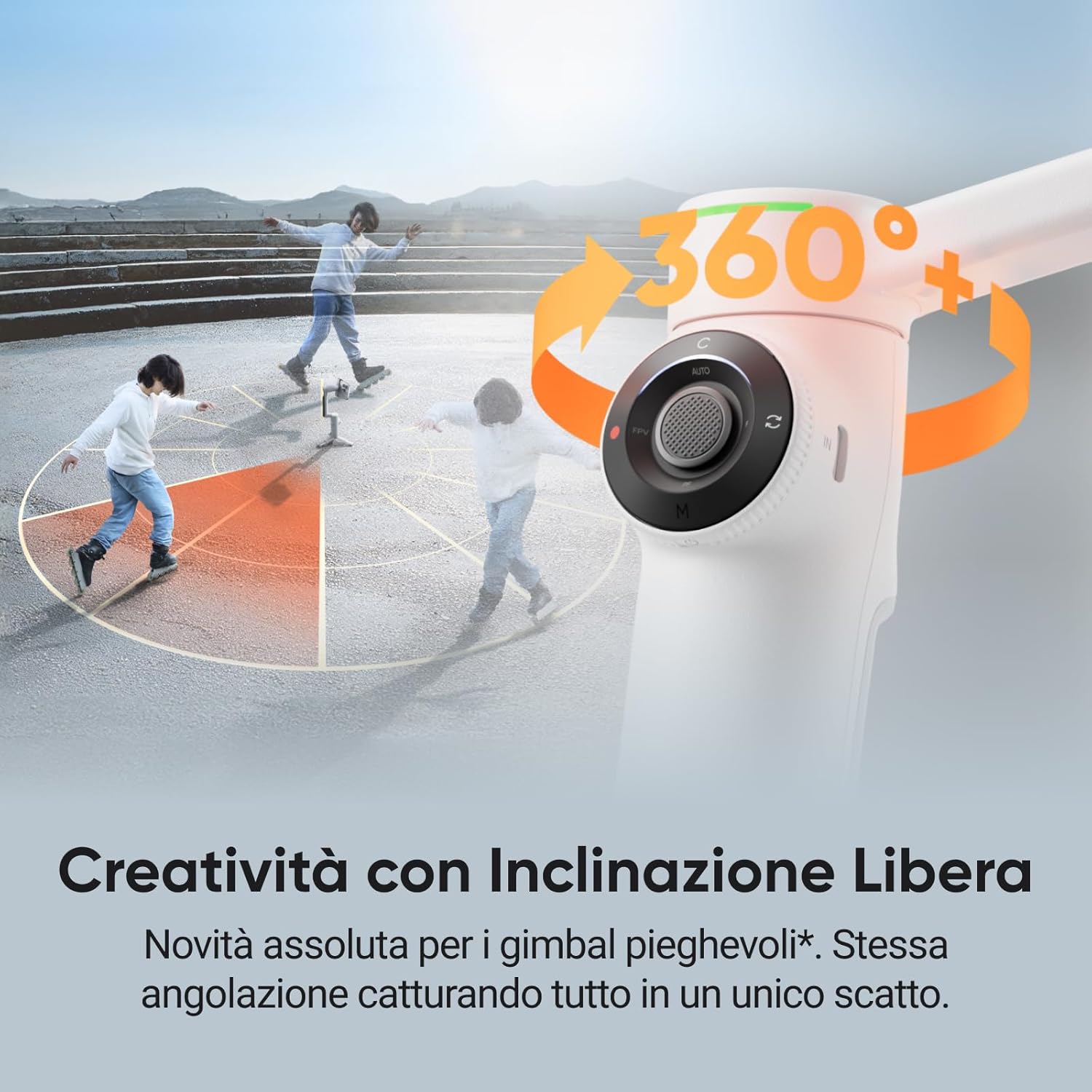 Insta360 FLOW 2 PRO STANDARD - GARANZIA UFFICIALE ITALIA 2 ANNI