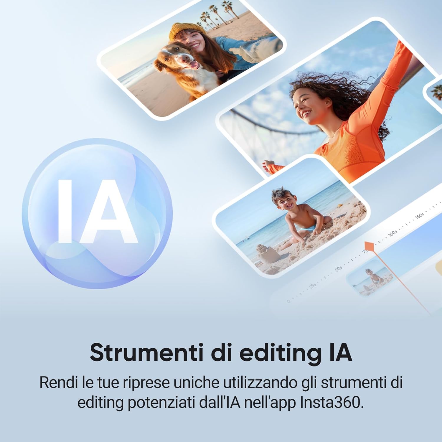 Insta360 FLOW 2 PRO STANDARD - GARANZIA UFFICIALE ITALIA 2 ANNI