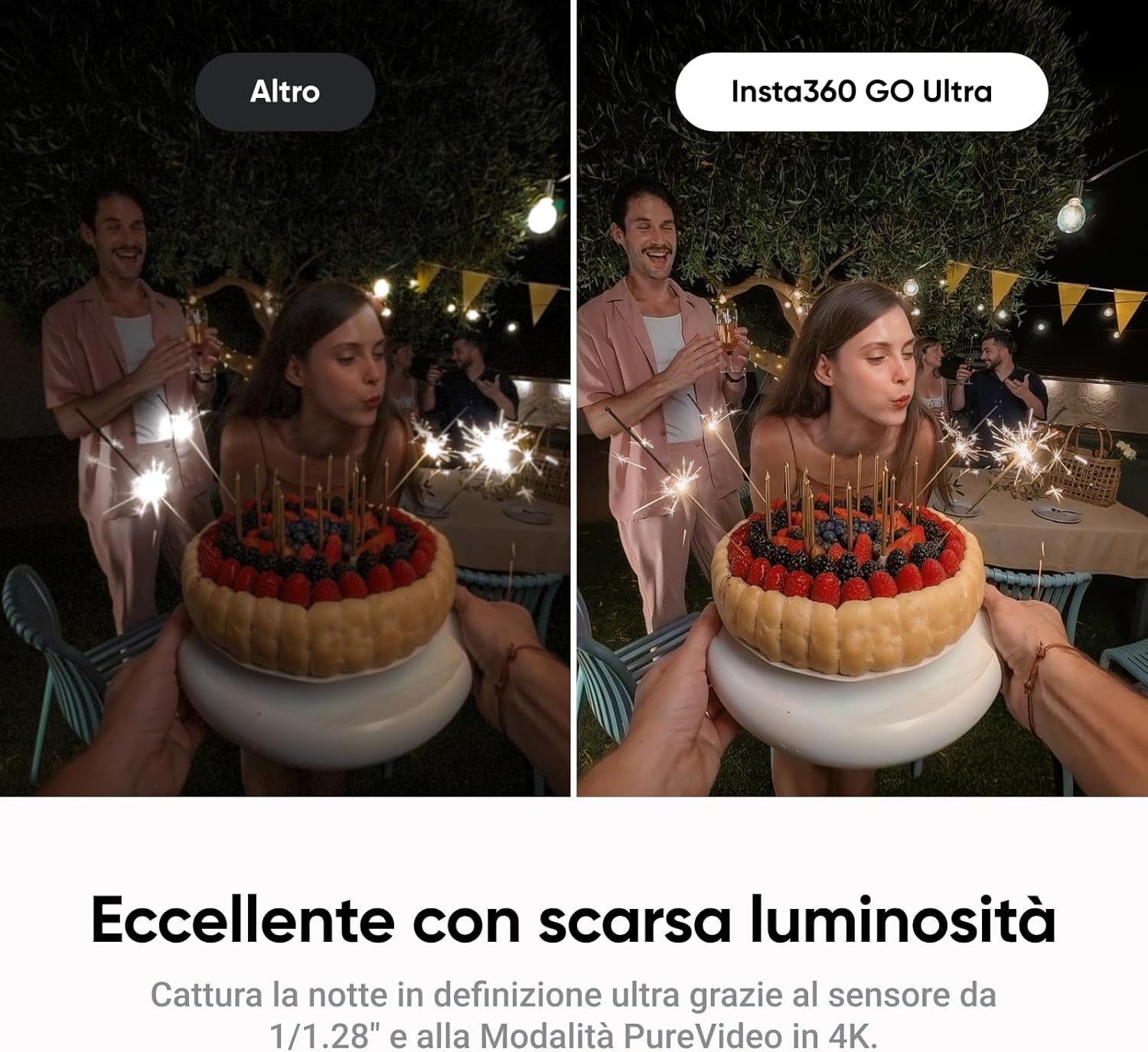 Insta360 GO ULTRA STANDARD BUNDLE - GARANZIA UFFICIALE NITAL 2 ANNI