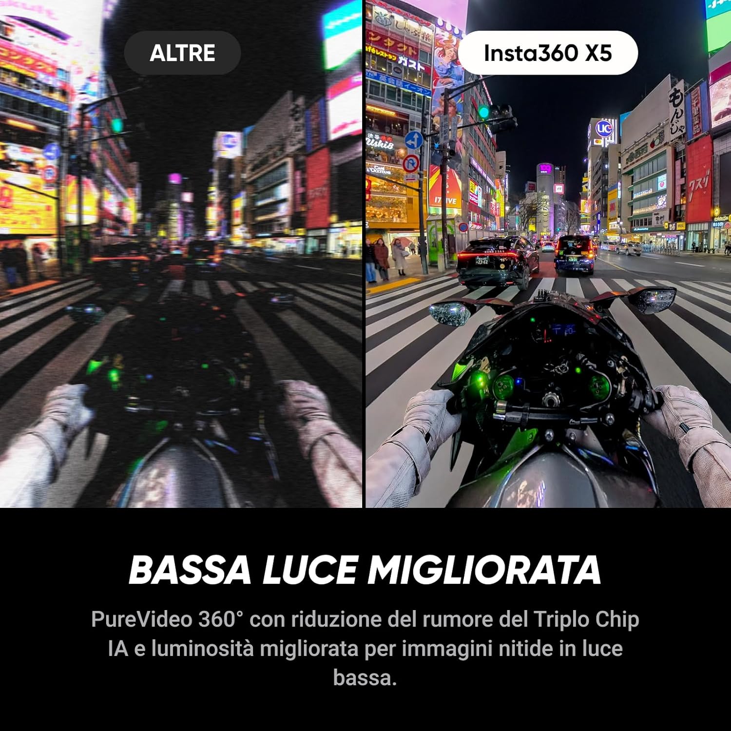 Insta360 X5 CAMERA GARANZIA UFFICIALE NITAL 2 ANNI
