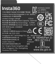 INSTA360 X6 LITE BATTERY