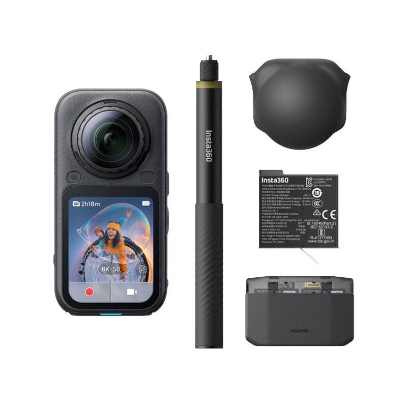 Insta360 X6 CAMERA ESSENTIALS BUNDLE GARANZIA UFFICIALE NITAL 2 ANNI