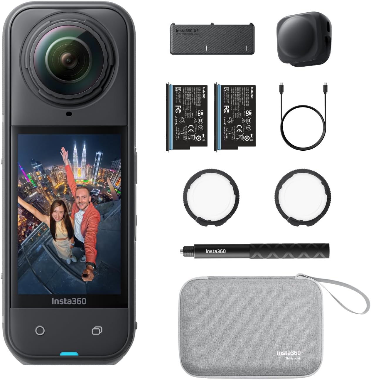 Insta360 X5 CAMERA ESSENTIALS BUNDLE GARANZIA UFFICIALE NITAL 2 ANNI