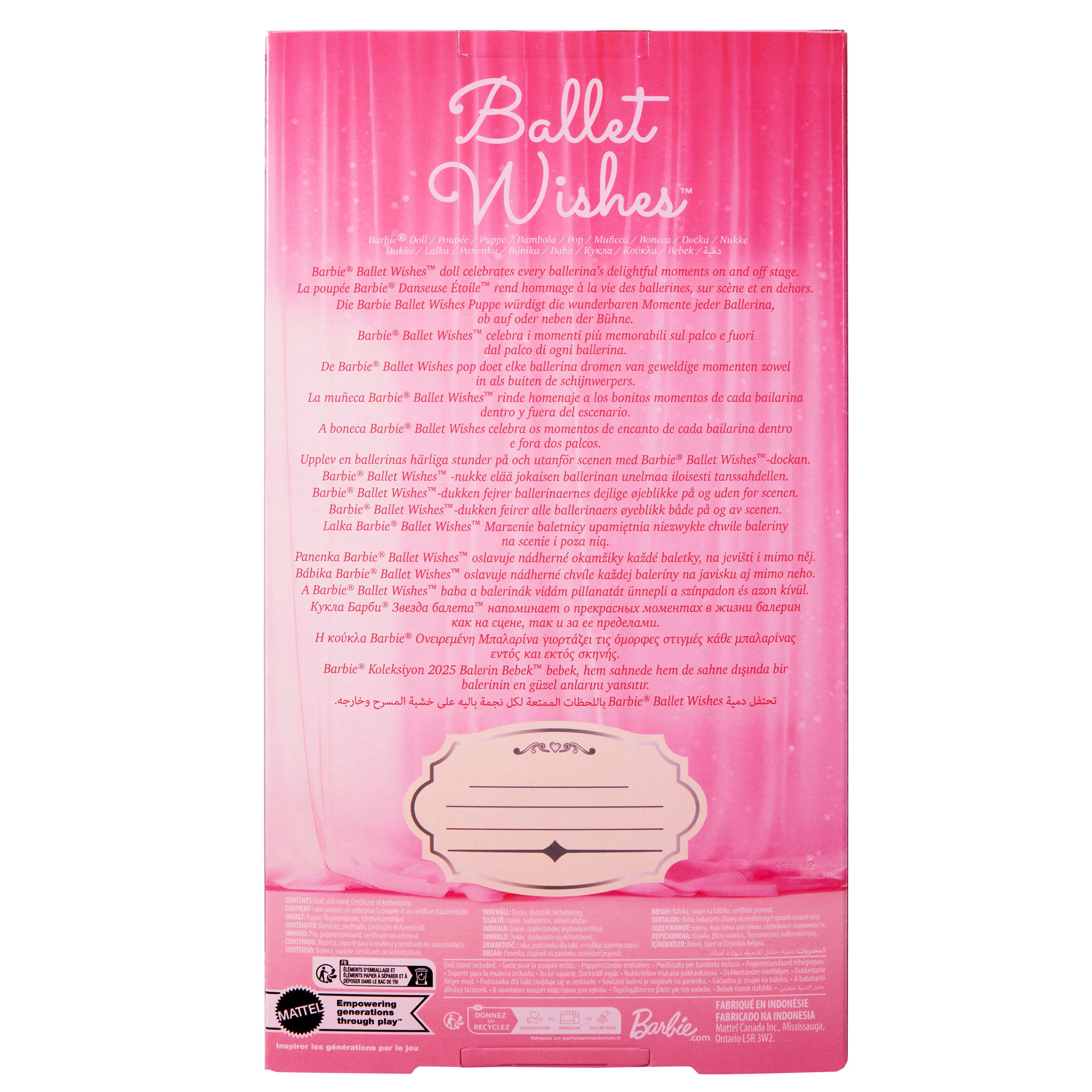 Barbie Ballet Wishes