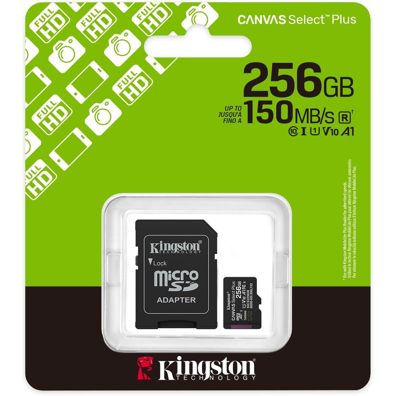 KINGSTON MICRO SD/MICRO SDXC CLASSE 10