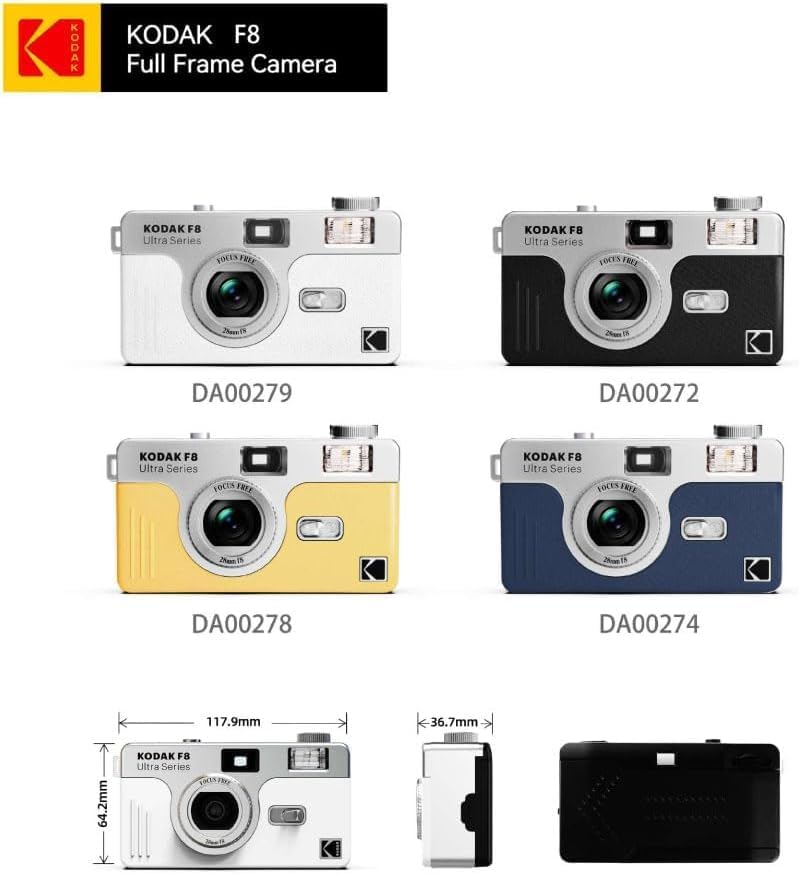 Kodak Film Camera Analogica F8 GARANZIA UFFICIALE ITALIA 2 ANNI