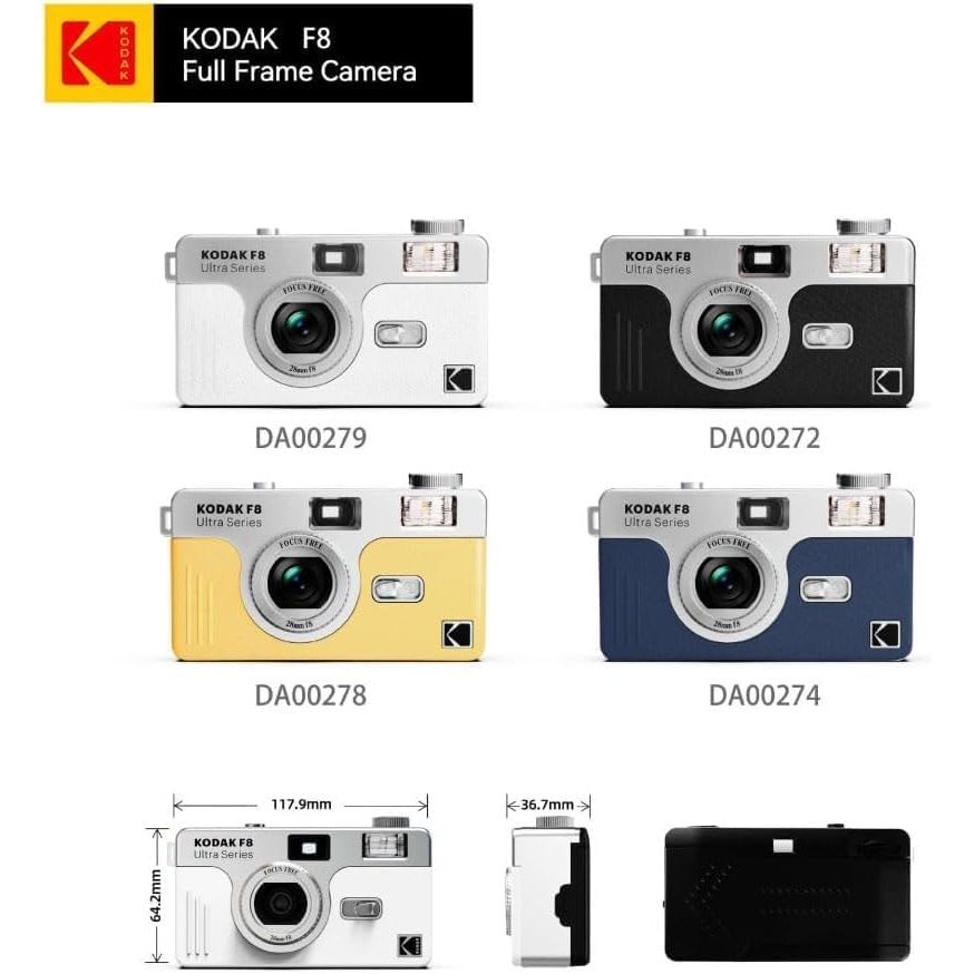 Kodak Film Camera Analogica F8 GARANZIA UFFICIALE ITALIA 2 ANNI