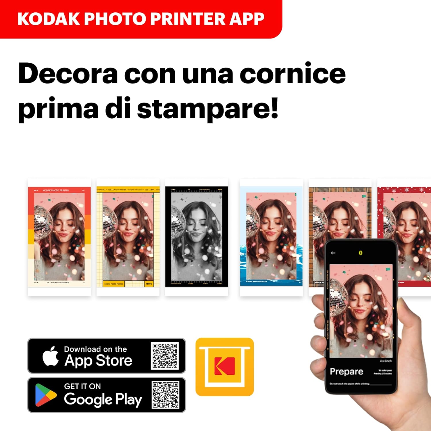 Kodak Stampante D600 ERA Dock PLUS 10X15cm Garanzia Ufficiale Italia 2 Anni
