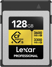 LEXAR CFEXPRESS 4.0 TYPE-B 128 GB GOLD