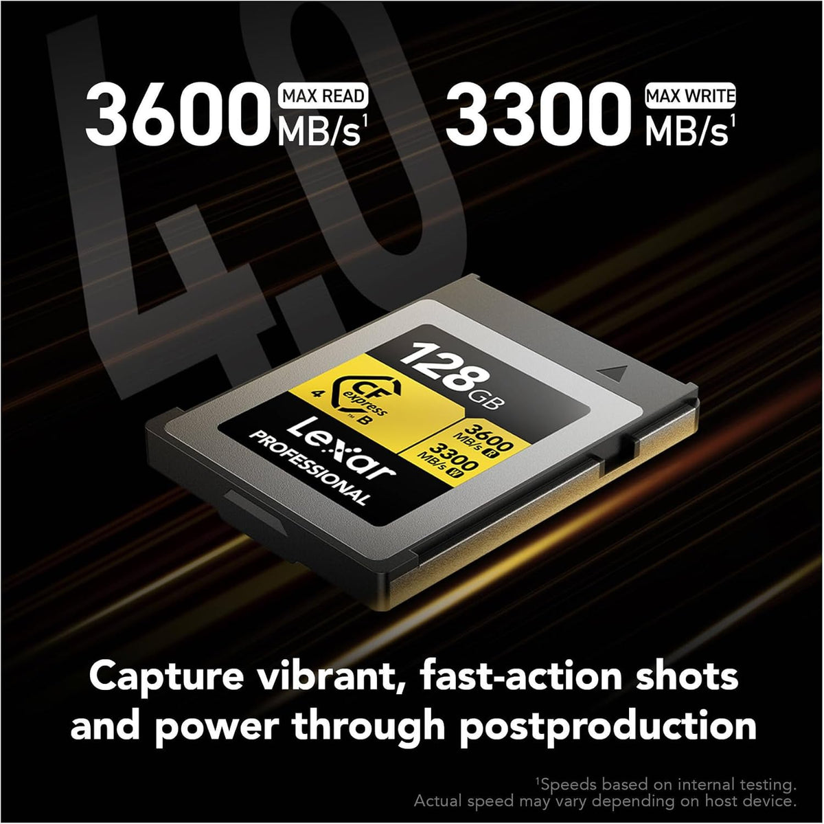 LEXAR CFEXPRESS 4.0 TYPE-B 128 GB GOLD