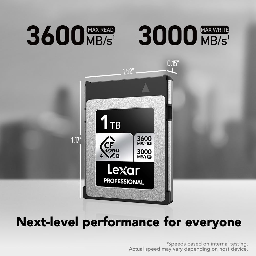 LEXAR CFEXPRESS 4.0 TYPE-B 1TB SILVER