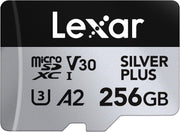 LEXAR MICRO SDXC 256GB SILVER PLUS A2 V30