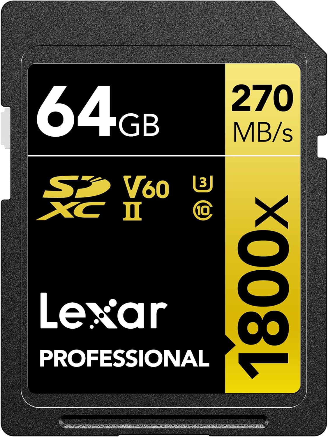 LEXAR SDXC PRO 1800X UHS-II V60 U3