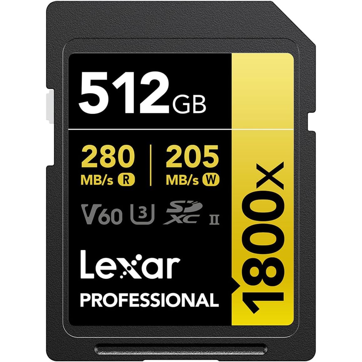 LEXAR SDXC PRO 1800X UHS-II V60 U3