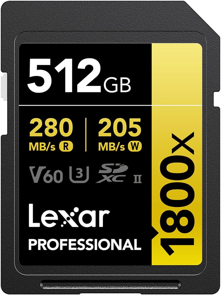 LEXAR SDXC PRO 1800X UHS-II V60 U3