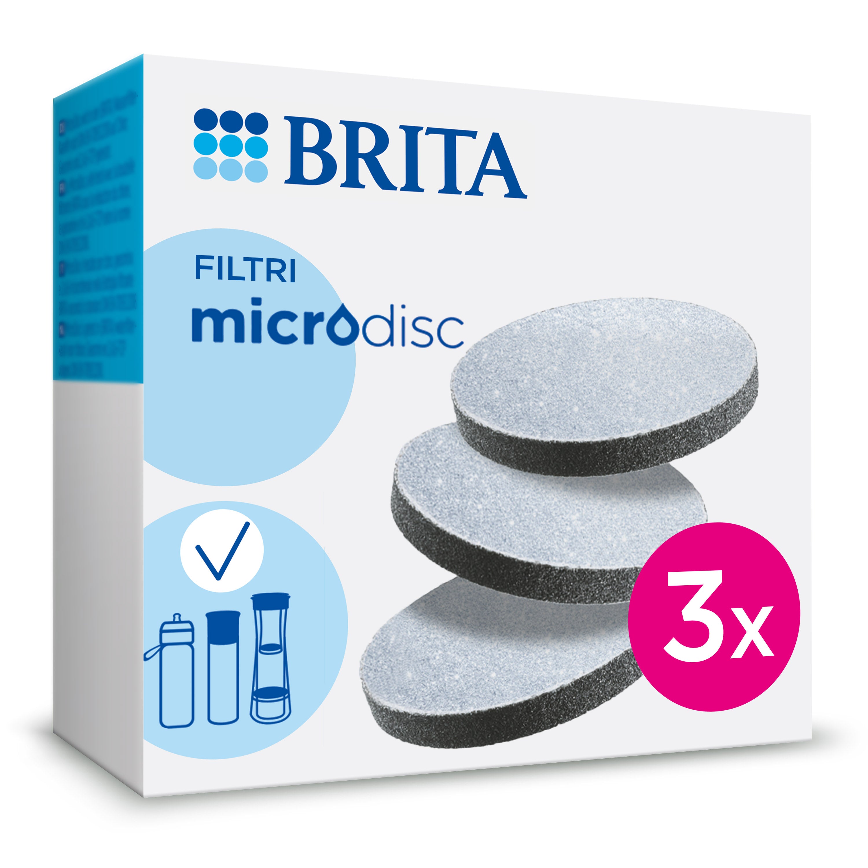 Brita MicroDisc Filtri per acqua per bottiglie e borracce filtranti