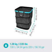Gardena Sacco Rifiuti Pop-Up Rettangolare – Pieghevole, Misure M e L