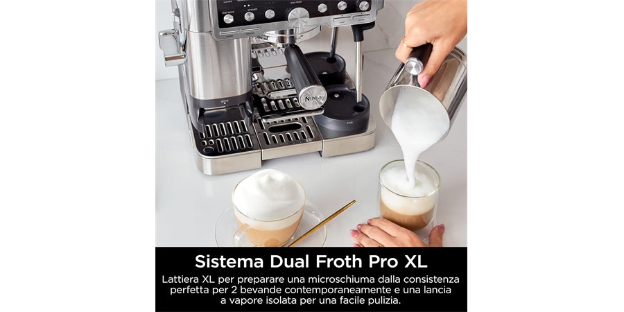 NINJA LUXE PRO CAFE MACCHINA DA CAFFE ESPRESSO GARANZIA UFFICIALE ITALIA 2 ANNI