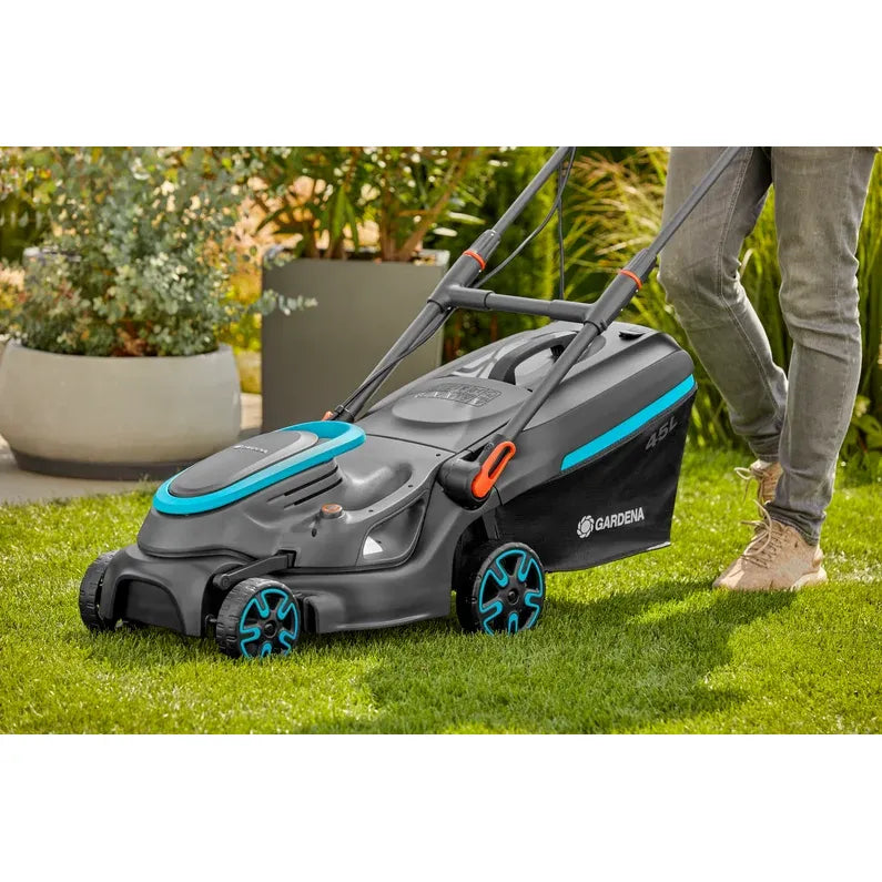Gardena PowerMax 37/1800 – Rasaerba Elettrico 1800W per Prati Medio-Grandi