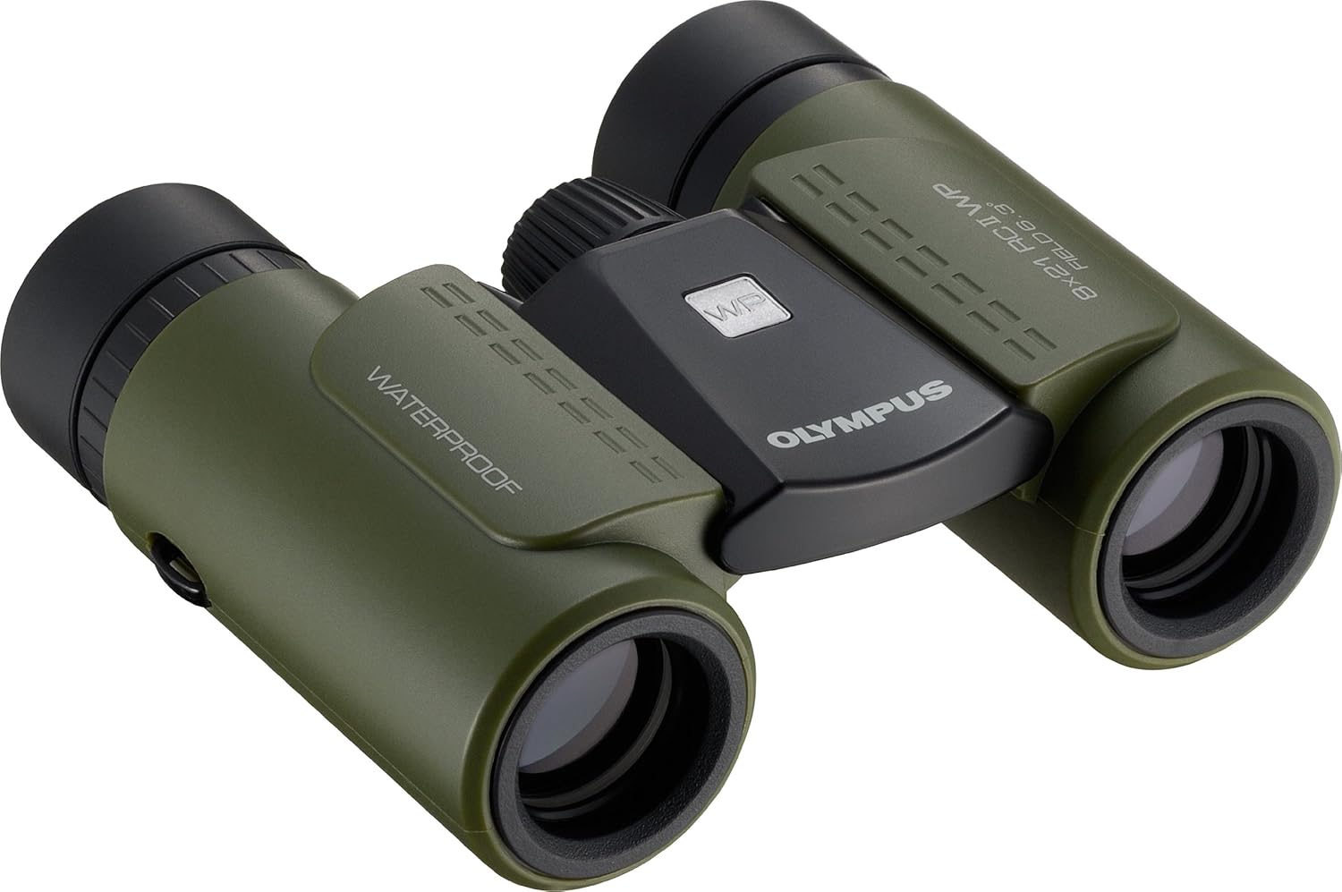 Olympus Binocolo 8x21 RC II Verde Oliva GARANZIA ITALIA POLYPHOTO 2 ANNI