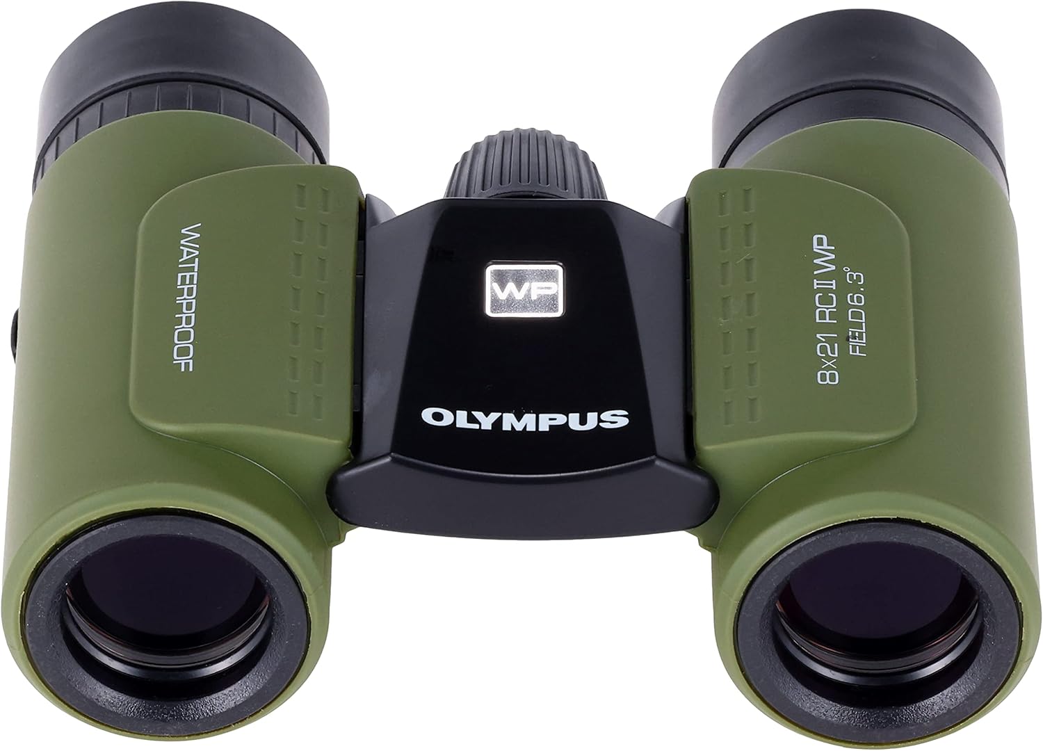 Olympus Binocolo 8x21 RC II Verde Oliva GARANZIA ITALIA POLYPHOTO 2 ANNI