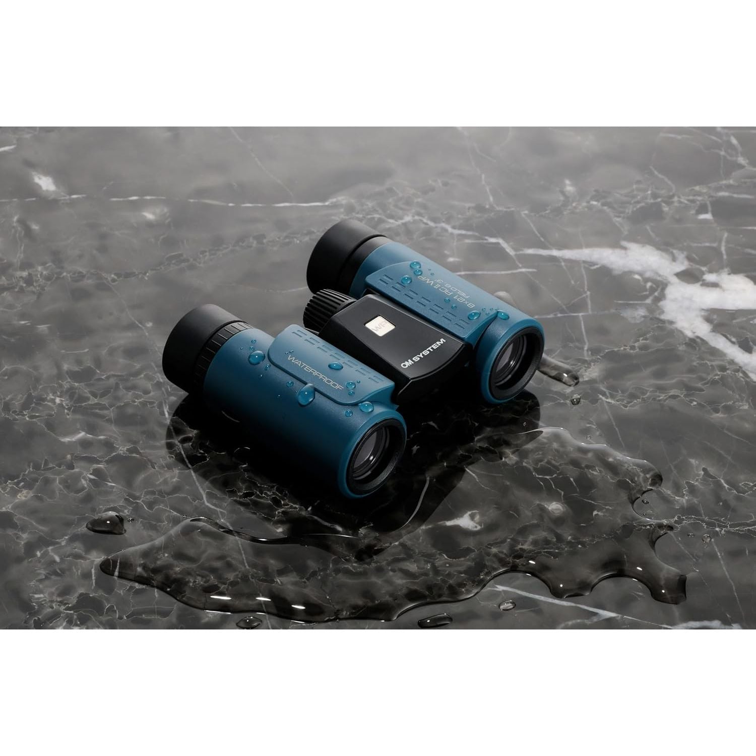 Olympus Binocolo 8x21 RC II WP BLU GARANZIA ITALIA POLYPHOTO 2 ANNI