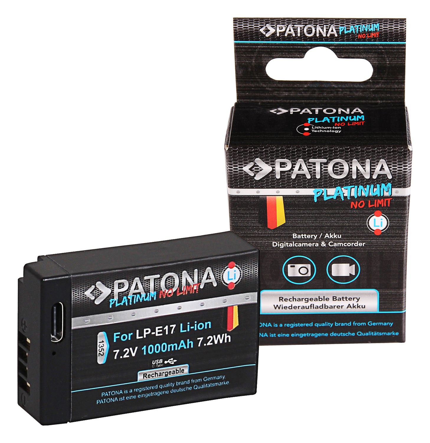 PATONA PLATINUM BATTERY CON CARICA USB-C