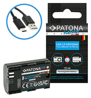 PATONA PLATINUM BATTERY CON CARICA USB-C