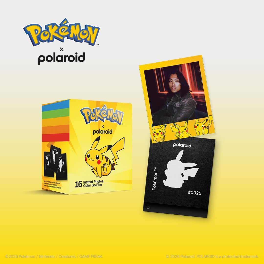 Polaroid GO FILM POKEMON PIKACHU 16 FOTO - SCONTO QUANTITA'