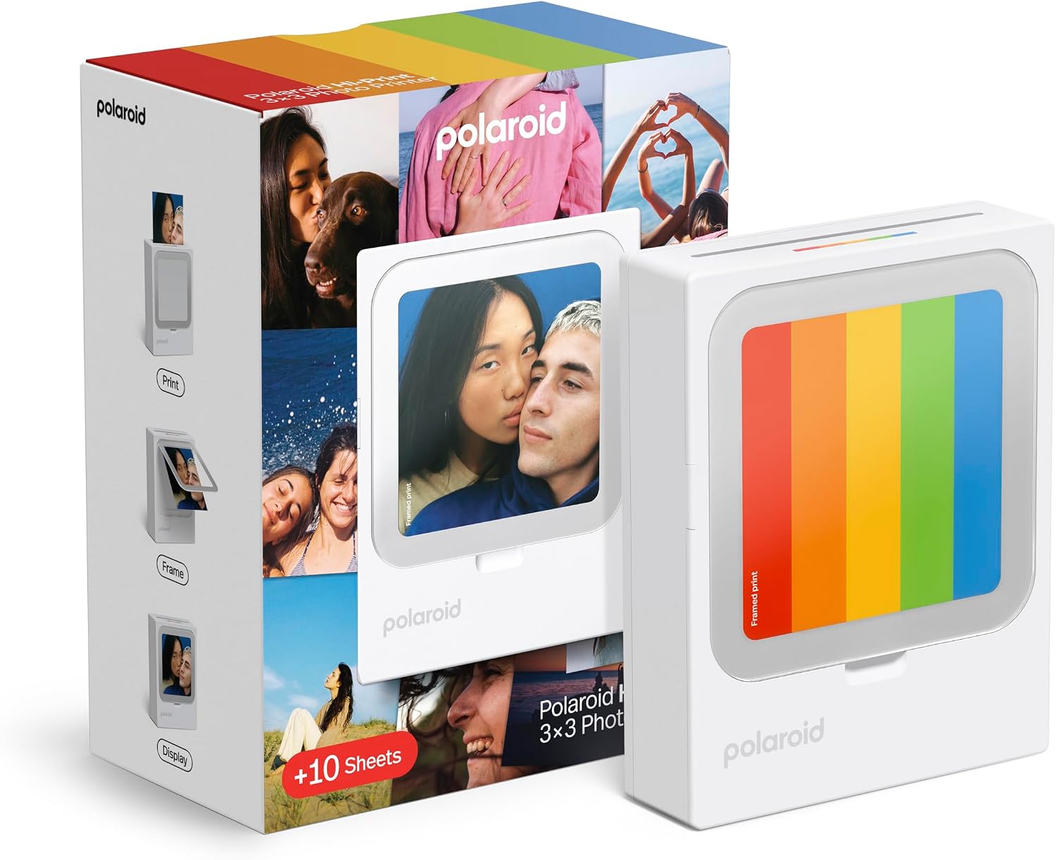 POLAROID HI PRINT 3X3 + 10 STAMPE - GARANZIA 2 ANNI UFFICIALE NITAL ITALIA