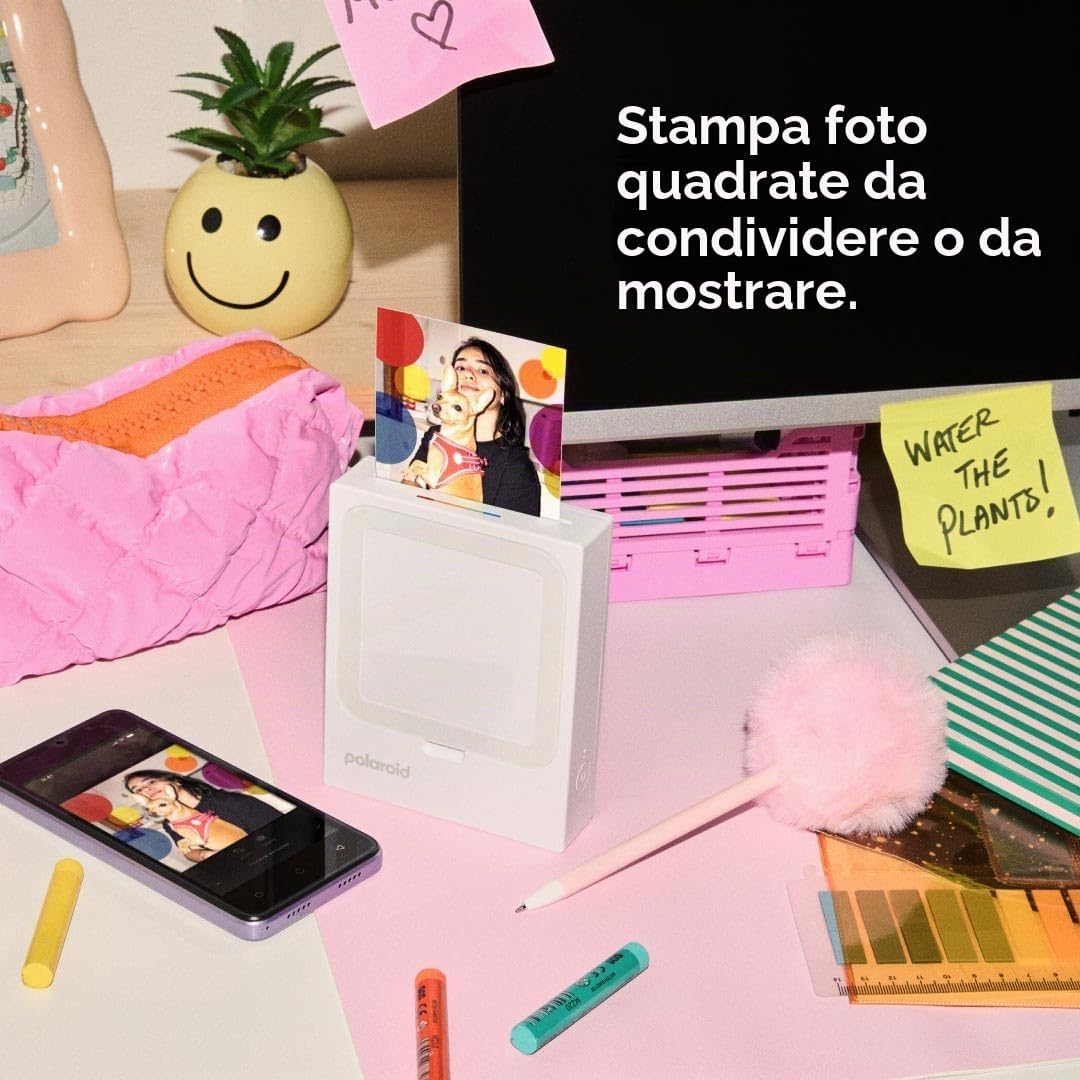 POLAROID HI PRINT 3X3 + 10 STAMPE - GARANZIA 2 ANNI UFFICIALE NITAL ITALIA