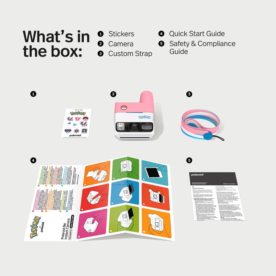 Polaroid Go Camera Gen 3 POKEMON - GARANZIA 2 ANNI UFFICIALE NITAL ITALIA