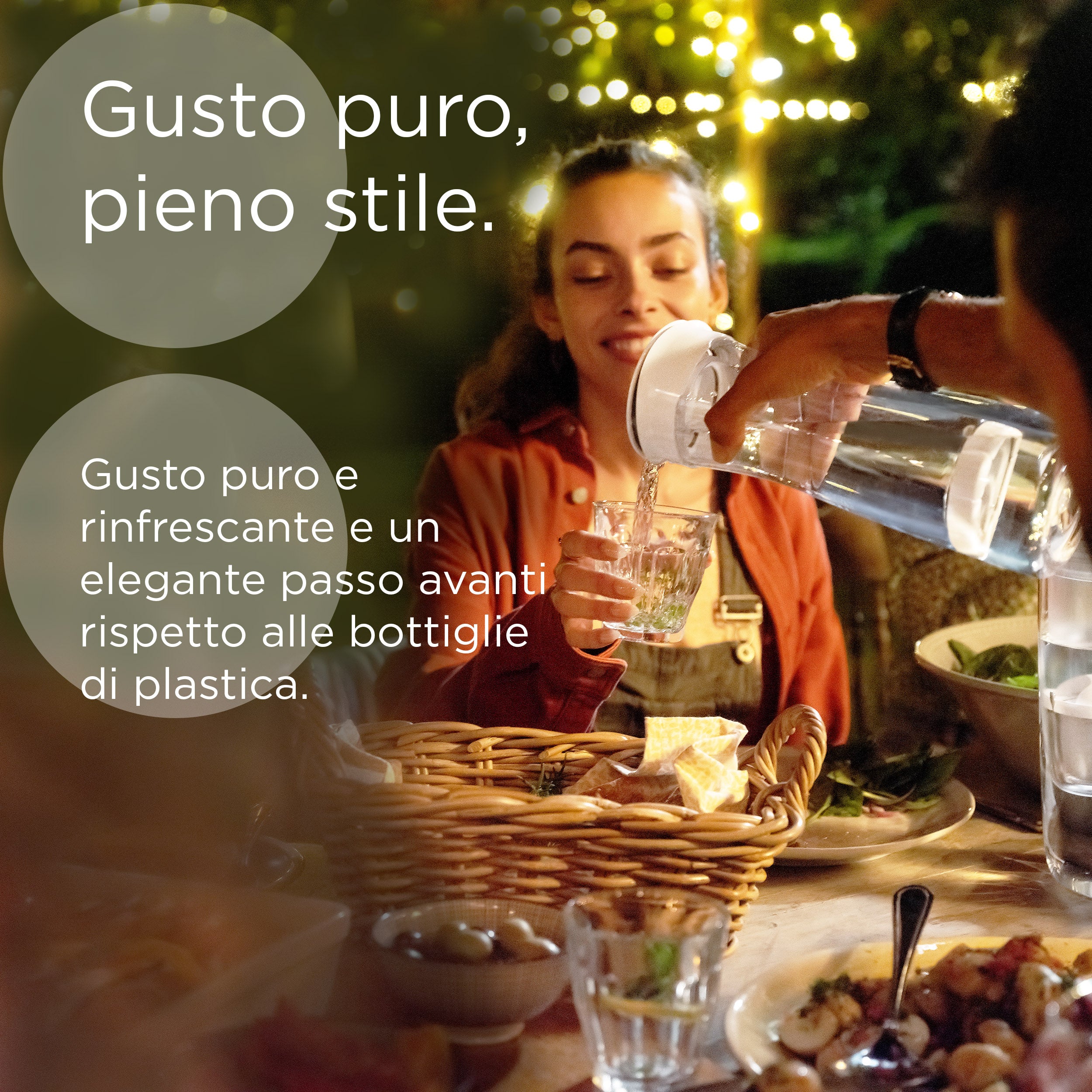 Brita fill&serve Mind - Bottiglia filtrante da 1.3L , incl. 1 filtro MicroDisc