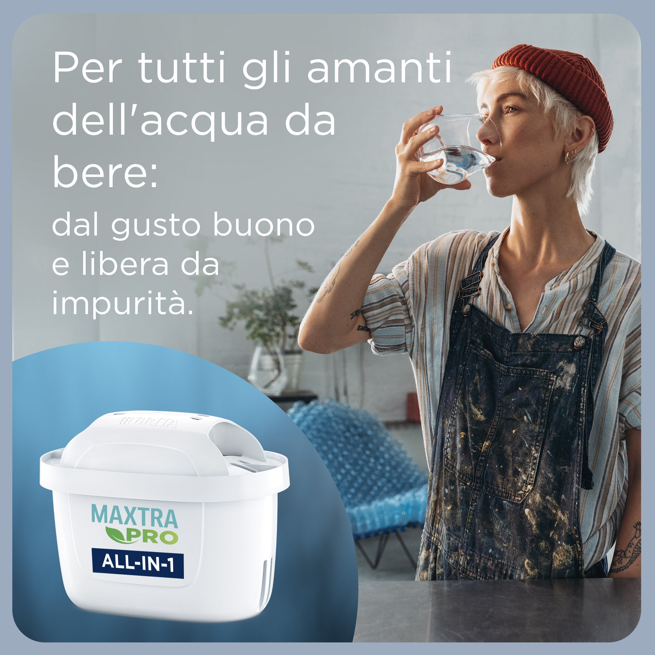 Brita Caraffa Marella XL Blu Capacità 3.5 L , MAXTRA PRO All-in-1