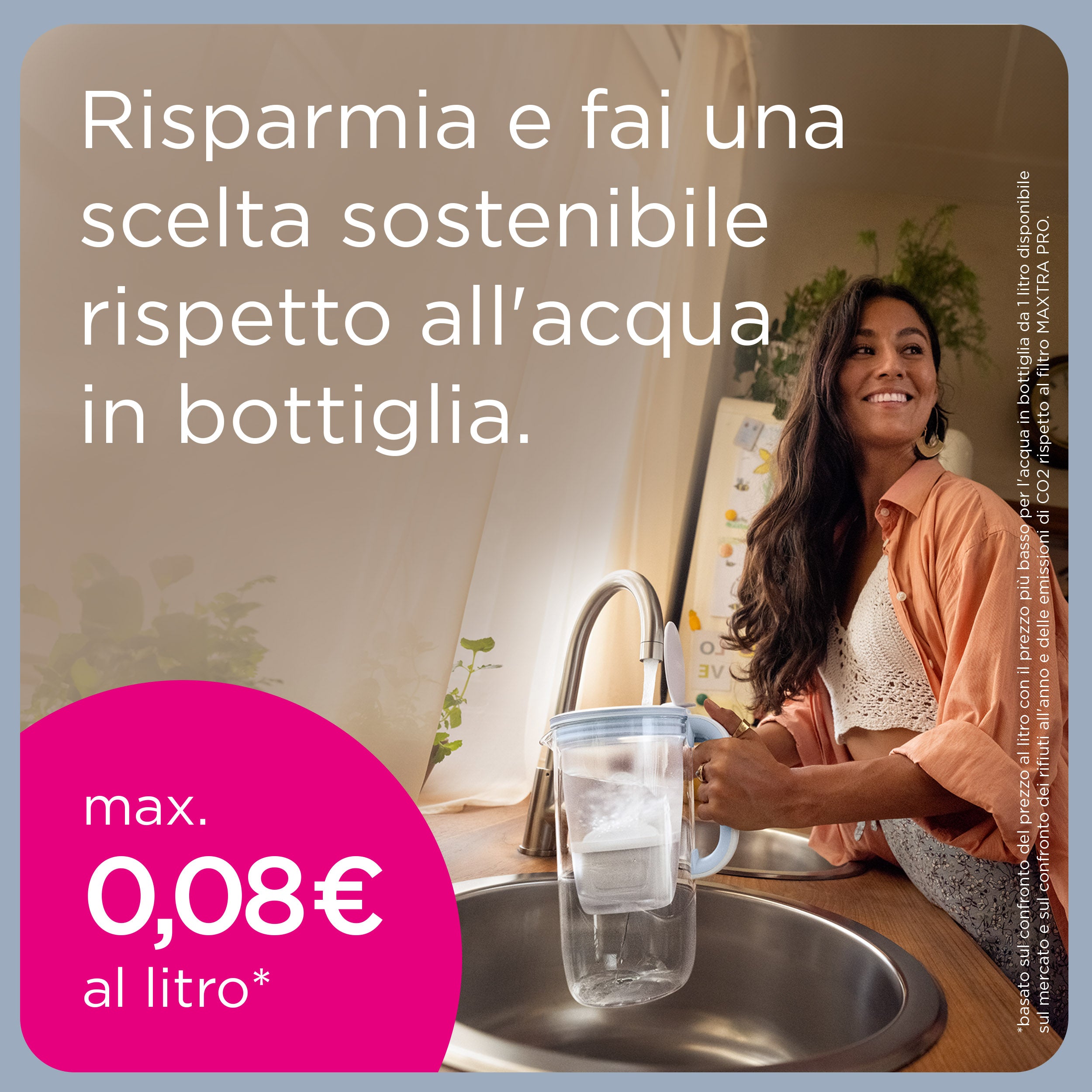 Brita Caraffa Marella XL Blu Capacità 3.5 L , MAXTRA PRO All-in-1