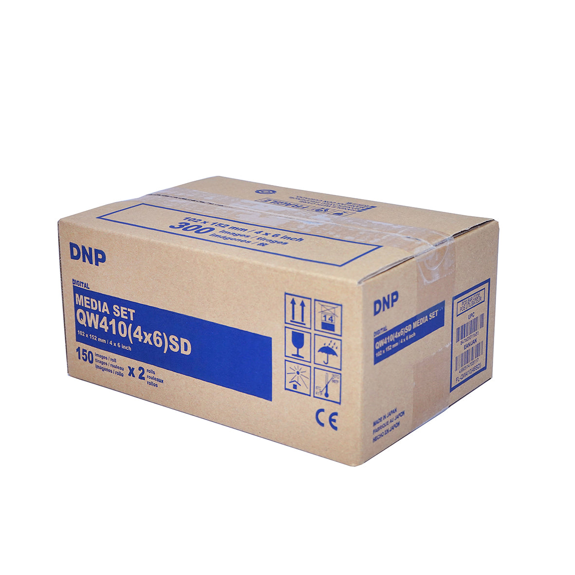 DNP QW410 4X6 - 10X15 SD Kit 2x150 Carta Stampe - SCONTO QUANTITÀ