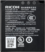 RICOH BATTERIA RICARICABILE ORIGINALE DB-120