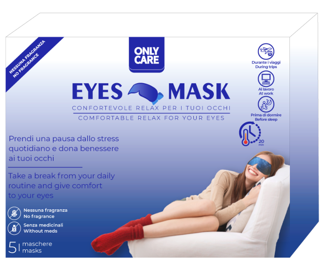 Only Care Eyes Mask – Maschera Occhi a Vapore 40°C per 20 Minuti