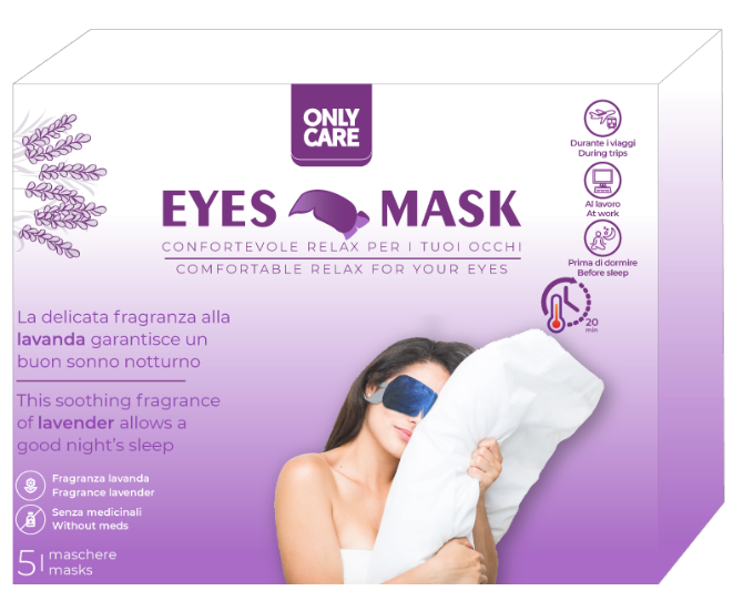 Only Care Eyes Mask – Maschera Occhi a Vapore 40°C per 20 Minuti