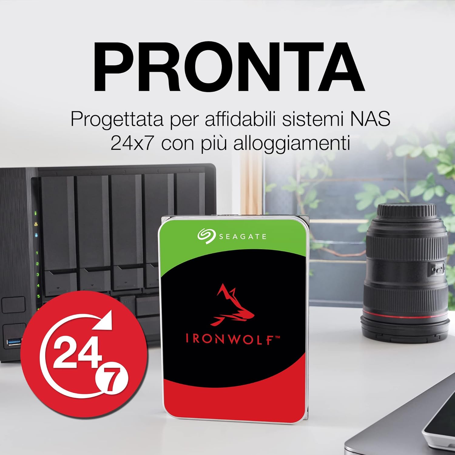 SEAGATE HARD DISK INTERNO 3,5  2TB NAS SATA 3 256MB