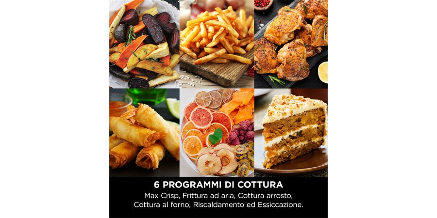 SHARK NINJA AIR FRIER MAX PRO 6-in-1 6,2l - GARANZIA UFFICIALE ITALIA 2 ANNI