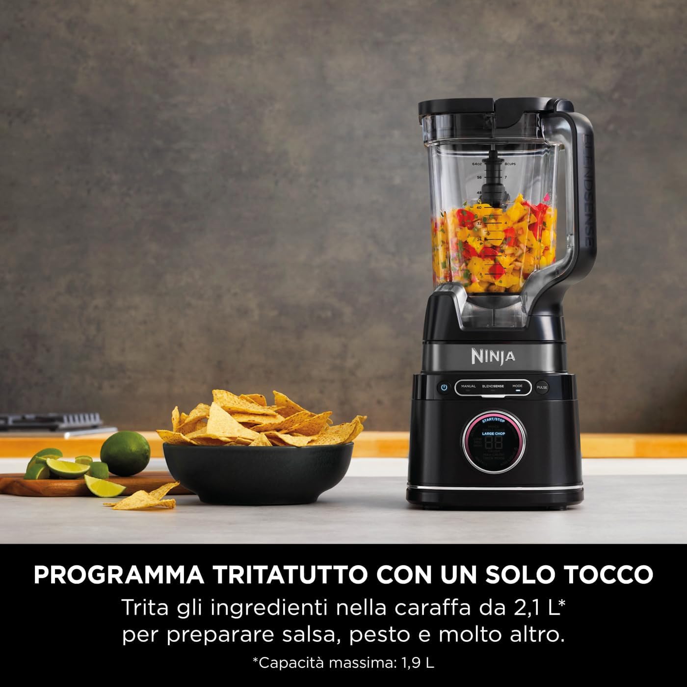 SHARK NINJA DETECT POWER BLENDING E SPROCESSOR TB401EU - GARANZIA UFFICIALE ITALIA 2 ANNI
