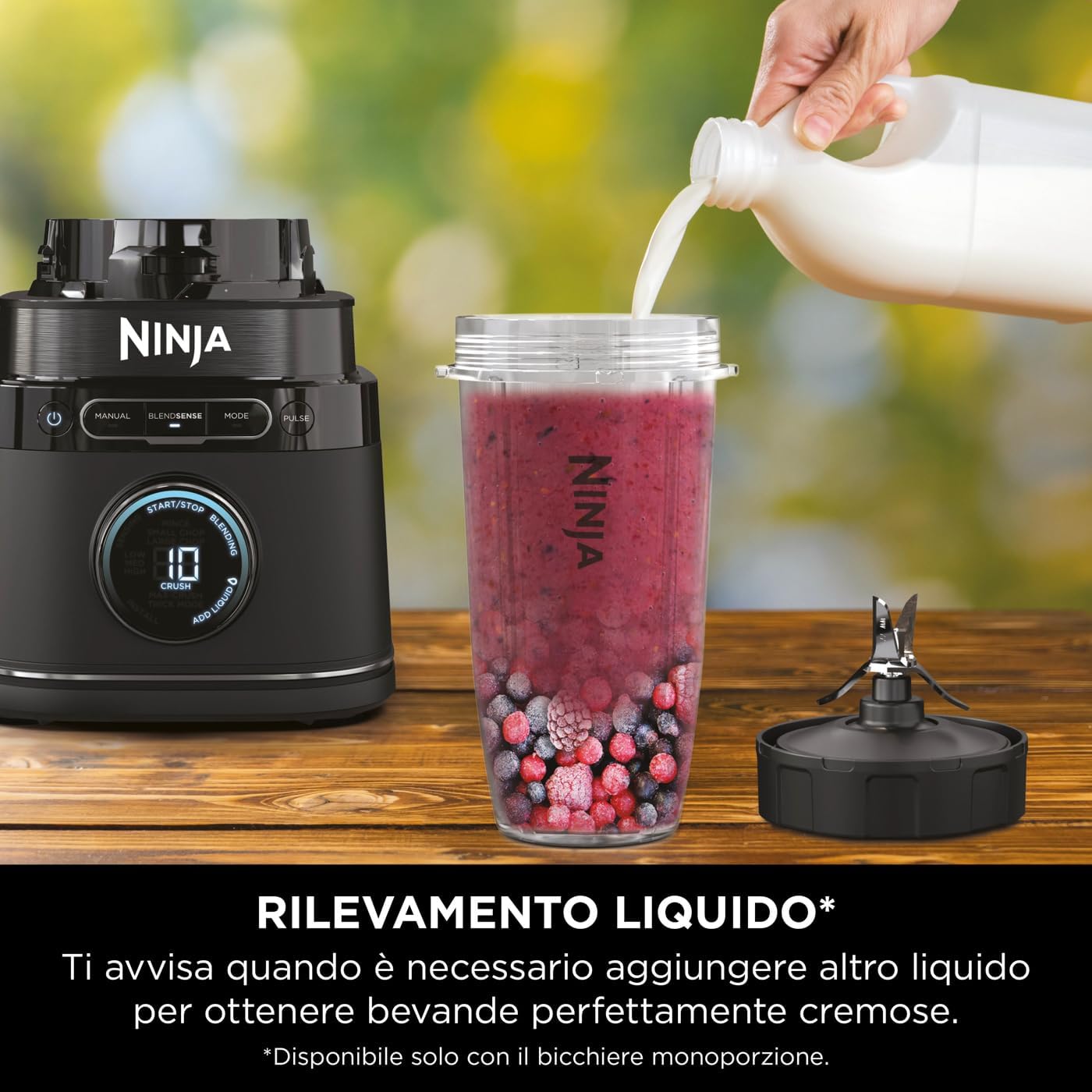 SHARK NINJA DETECT POWER BLENDING E SPROCESSOR TB401EU - GARANZIA UFFICIALE ITALIA 2 ANNI