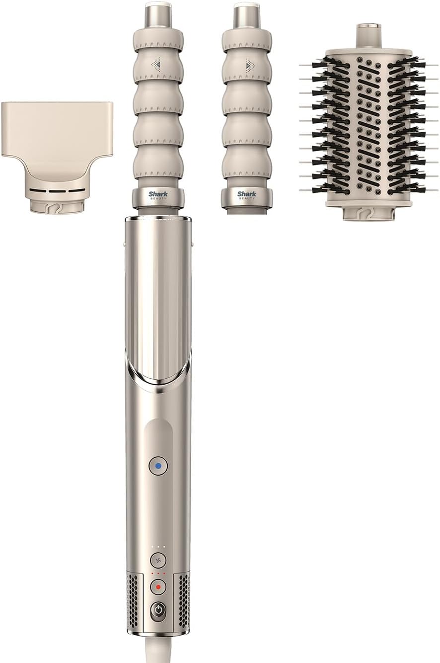 SHARK NINJA FLEXSTYLE ASCIUGACAPELLI CHAMPAGNE HD426SLEU - GARANZIA UFFICIALE ITALIA 2 ANNI